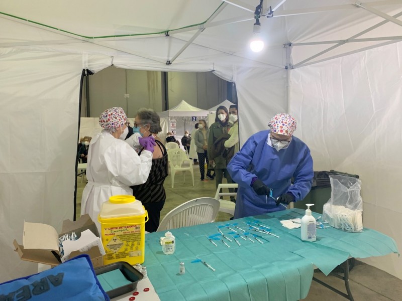 <span style='color:#780948'>ARCHIVED</span> - Águilas opens major vaccination point in Recinto Ferial