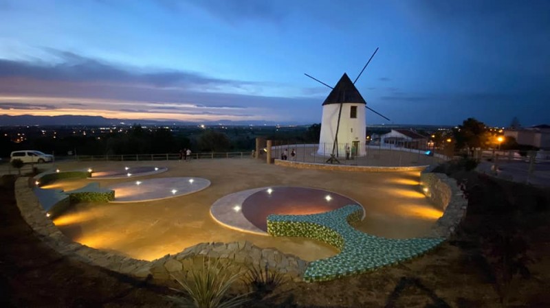<span style='color:#780948'>ARCHIVED</span> - Rojales restores historic windmill and creates attractive garden area