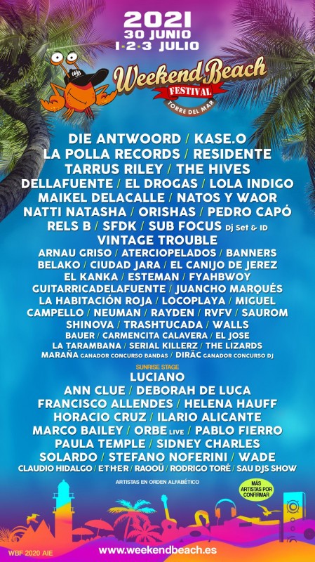 <span style='color:#780948'>ARCHIVED</span> - Weekend Beach Festival in Torre del Mar Malaga June 30 to July 3 2021