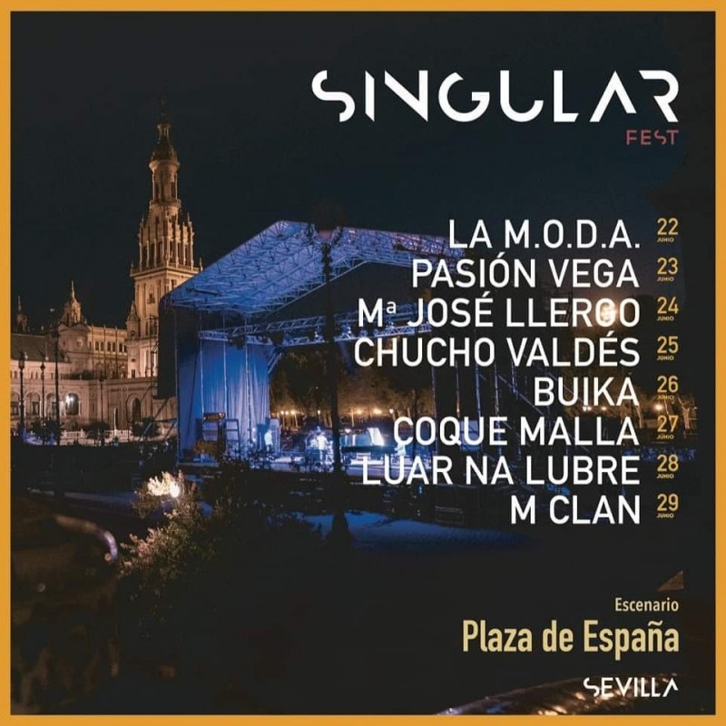 <span style='color:#780948'>ARCHIVED</span> - Singular Fest Sevilla from June 19 to June 29 2021
