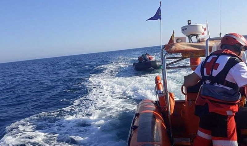 <span style='color:#780948'>ARCHIVED</span> - 82 irregular migrants intercepted in the Strait of Gibraltar off Cadiz