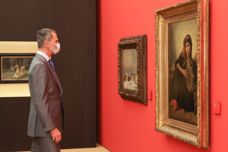 <span style='color:#780948'>ARCHIVED</span> - Spanish Royals open new exhibition at the Alhambra in Granada