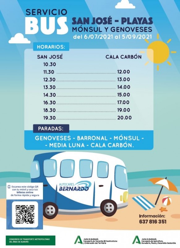 <span style='color:#780948'>ARCHIVED</span> - Cabo de Gata beach shuttle service gets going for the summer season