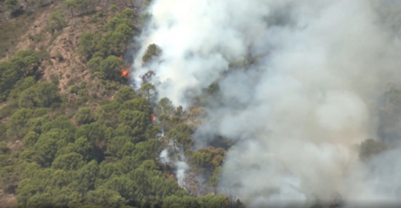 <span style='color:#780948'>ARCHIVED</span> - Emergency water distribution to residents affected by Sierra Bermeja wildfire