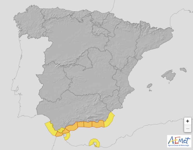 <span style='color:#780948'>ARCHIVED</span> - Malaga weather warning increased to orange