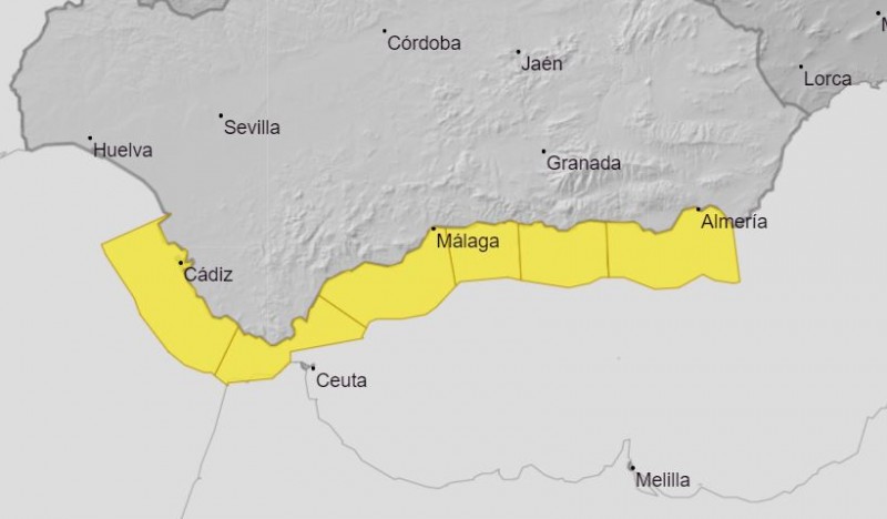 <span style='color:#780948'>ARCHIVED</span> - Andalusia weekend weather: 3-metre waves and force 7 winds on the Costa del Sol