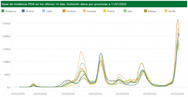 <span style='color:#780948'>ARCHIVED</span> - Highest daily death rate since September: Andalusia Covid update January 11