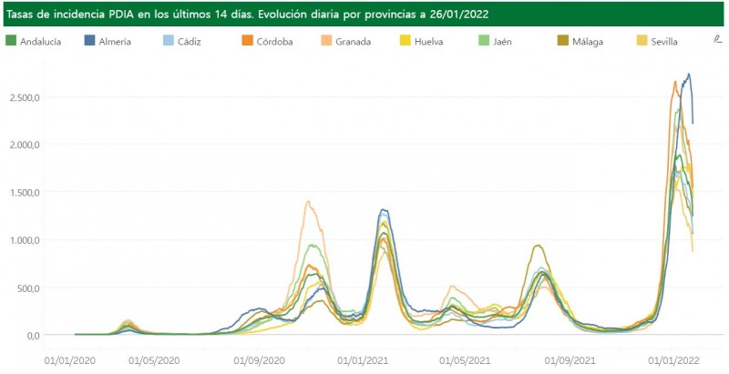 <span style='color:#780948'>ARCHIVED</span> - Covid deaths increase by 60 per cent in one day: Andalusia Covid update January 26