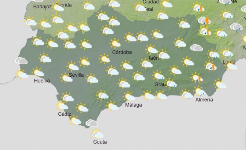 <span style='color:#780948'>ARCHIVED</span> - Heavy rain and thunderstorms, but sun next weekend: Andalusia weather forecast March 21-27