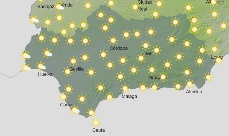 <span style='color:#780948'>ARCHIVED</span> - Temperatures will increase all week to reach highs of 43 degrees: Andalusia weather forecast May 16-22