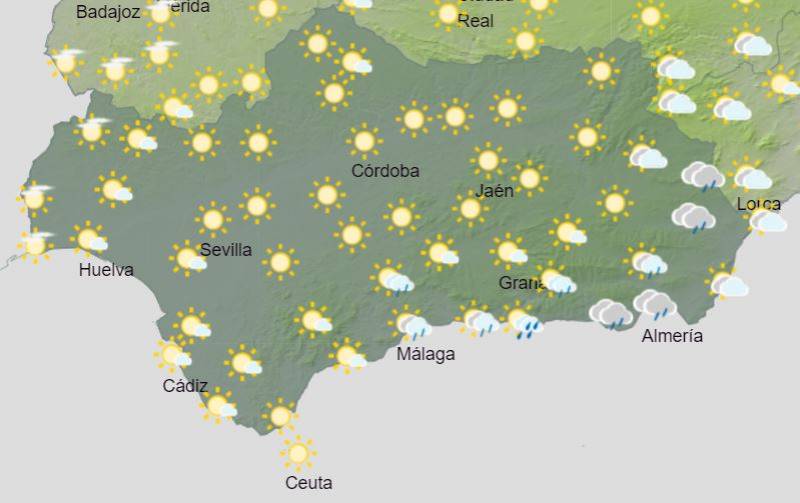 <span style='color:#780948'>ARCHIVED</span> - Temperatures cool down and will not pass 40 this week: Andalusia weather forecast May 23-29