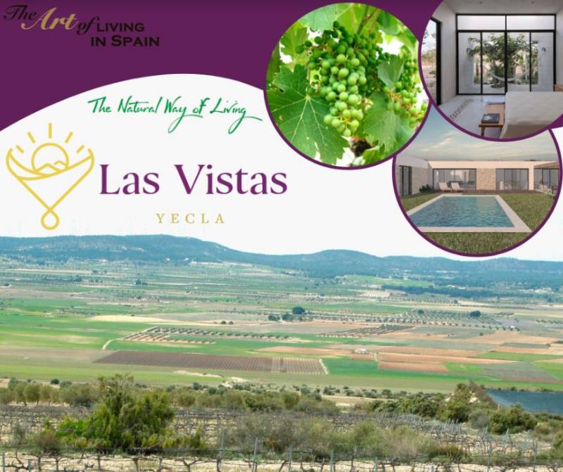 The new Las Vistas Yecla small-scale cortijo project for personalised rural luxury housing