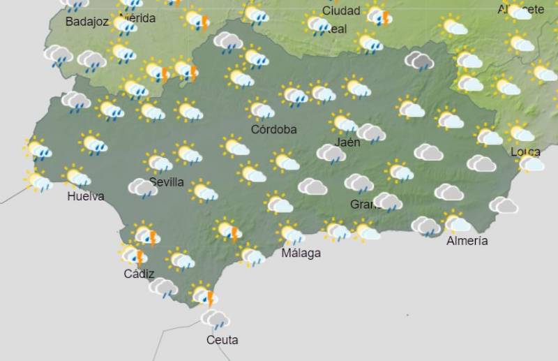 Sunshine and showers to welcome autumn: Andalusia weather forecast September 19-25