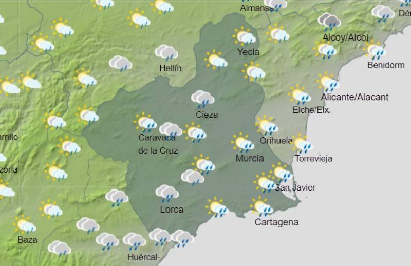 <span style='color:#780948'>ARCHIVED</span> - Rain in the east and 34 degrees in the west all week: Andalusia weather forecast Oct 3-9