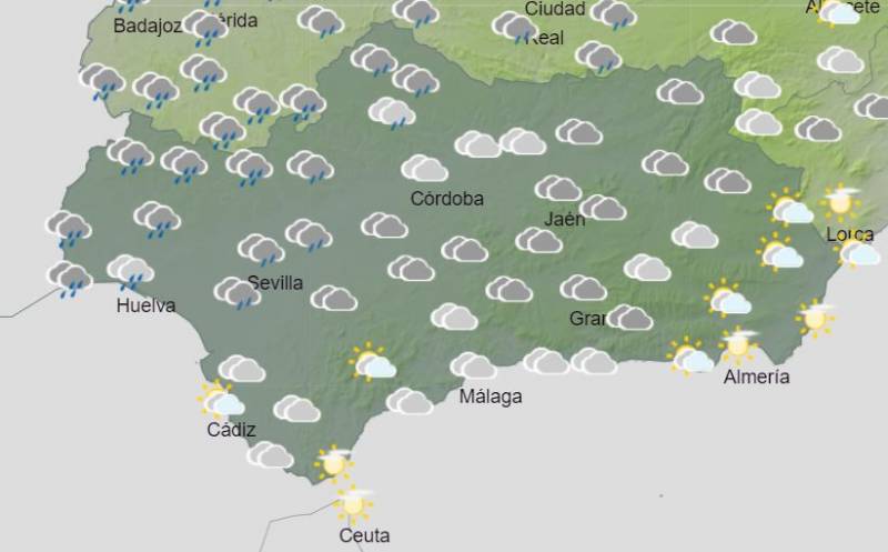 Rain and plus-30 temperatures all week: Andalusia weather forecast Oct 17-23