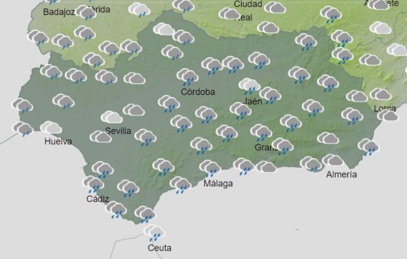 <span style='color:#780948'>ARCHIVED</span> - A wet washout of a week until the weekend: Andalusia weather forecast Nov 14-20