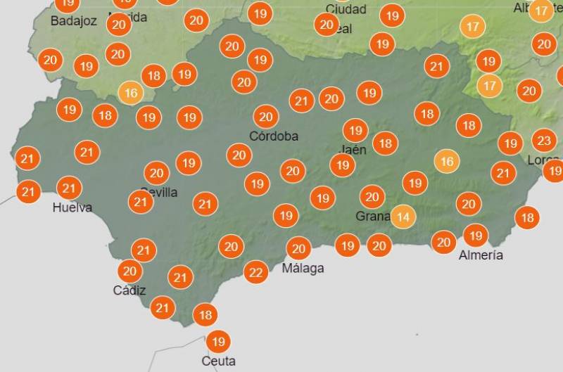 <span style='color:#780948'>ARCHIVED</span> - An unseasonably hot end to the year: Andalusia weather forecast Dec 26-Jan 1
