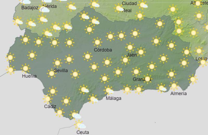 <span style='color:#780948'>ARCHIVED</span> - Rain and fog give way to a splendid end to the week: Andalusia weather forecast January 9-15