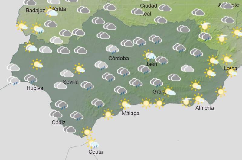 <span style='color:#780948'>ARCHIVED</span> - Rain and fog give way to a splendid end to the week: Andalusia weather forecast January 9-15