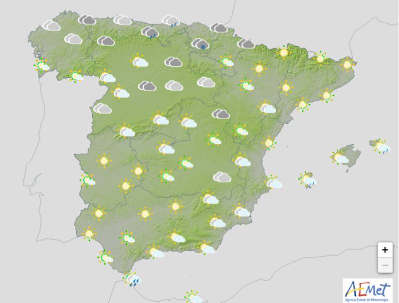 Icy winds and frost but mostly dry: Spain weather forecast Jan 26-29