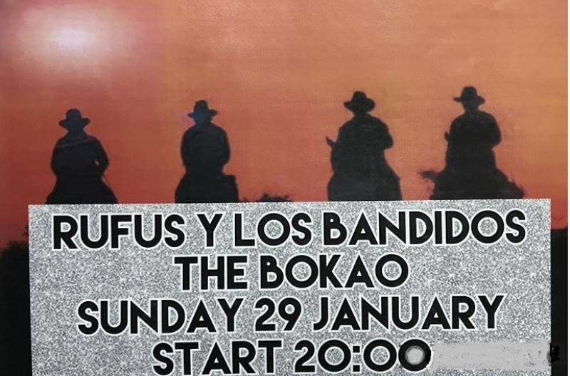 <span style='color:#780948'>ARCHIVED</span> - January 29 Rufus and Los Bandidos at the Bokao Bar, Condado de Alhama Golf Resort