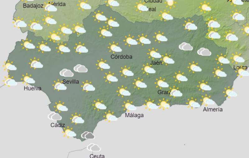 <span style='color:#780948'>ARCHIVED</span> - Cloudy conditions and strong coastal winds: Andalusia weather forecast February 13-19