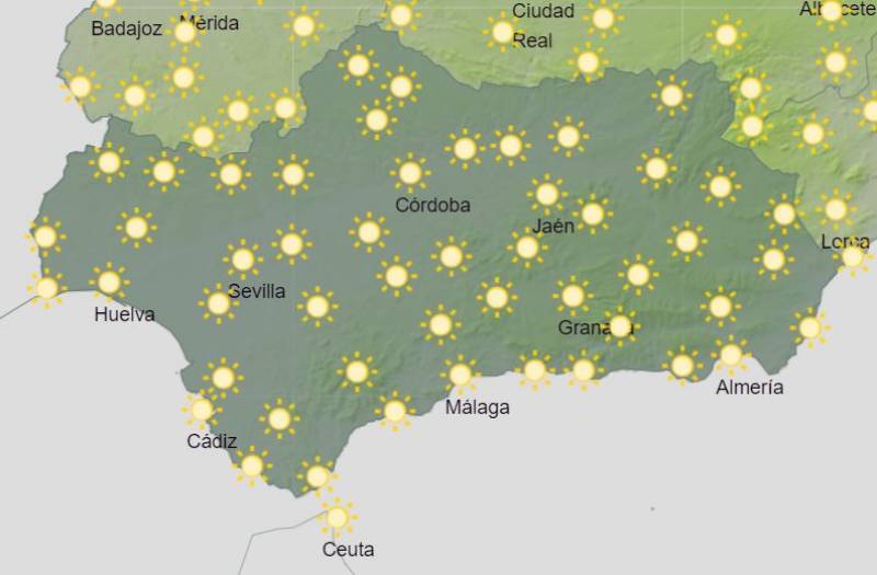 <span style='color:#780948'>ARCHIVED</span> - Slightly cooler temperatures but mostly sunny: Andalucia weather forecast March 13-19