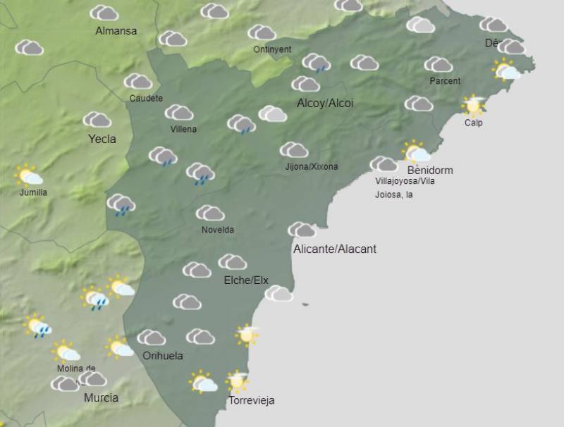 Storms and sunshine this weekend in Alicante: weather forecast July 20-23