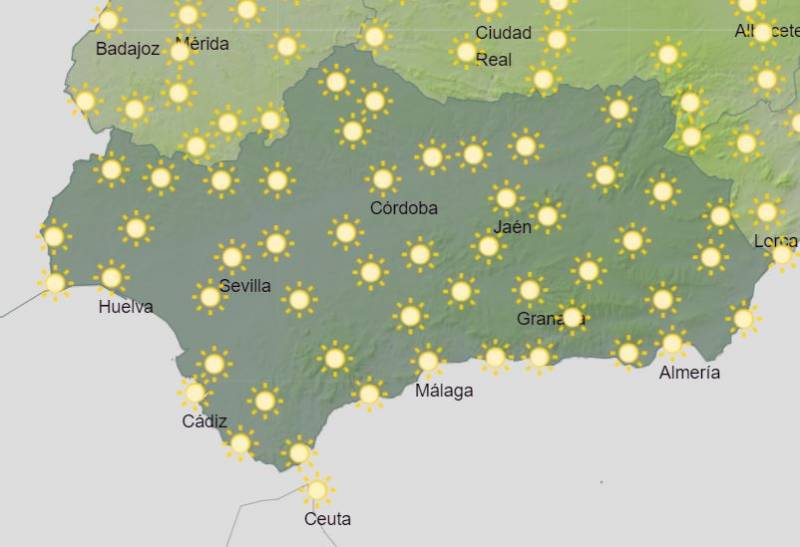 Andalusia weather forecast July 24-30: Heat eases off but the sun sticks around