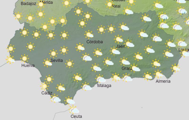 Andalusia weather forecast July 24-30: Heat eases off but the sun sticks around