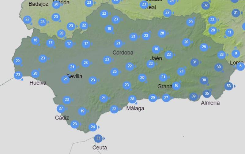Andalusia weather forecast July 24-30: Heat eases off but the sun sticks around
