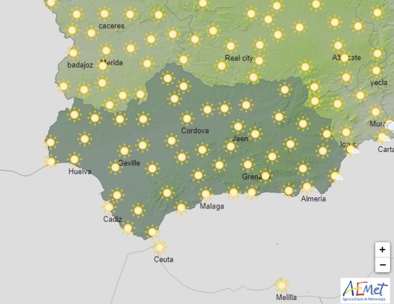 Sky-high temperatures carry Andalucia into August: weather forecast July 31-Aug 3