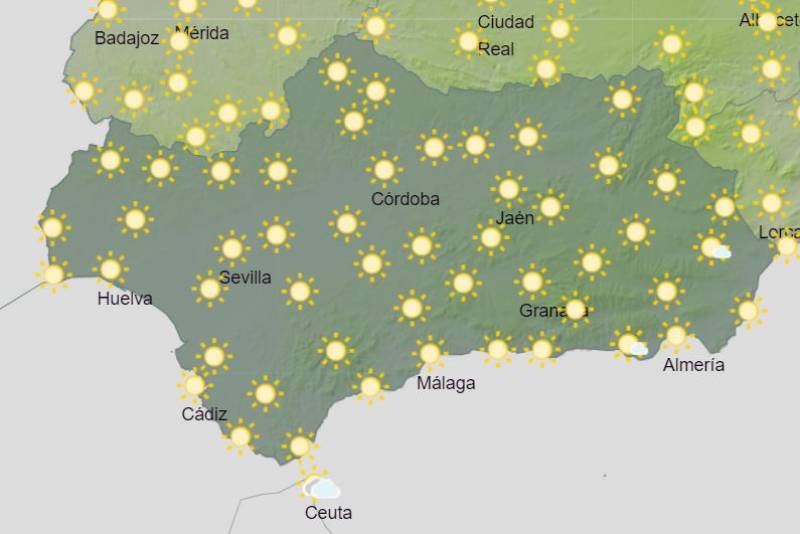 Sunny skies for a second summer: Andalusia weather forecast September 25-October 1