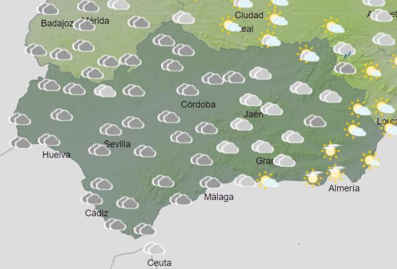 Andalusia weekly weather forecast October 9-15: Cloud creeps in but temps remain high