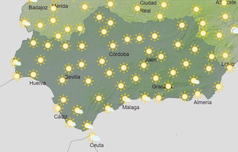Andalusia weekly weather forecast October 9-15: Cloud creeps in but temps remain high