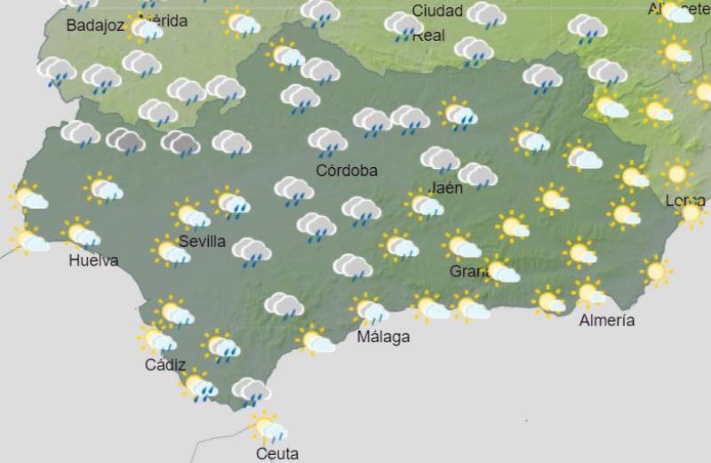 Pouring rain in southern Spain this week: Andalusia weather forecast October 16-22