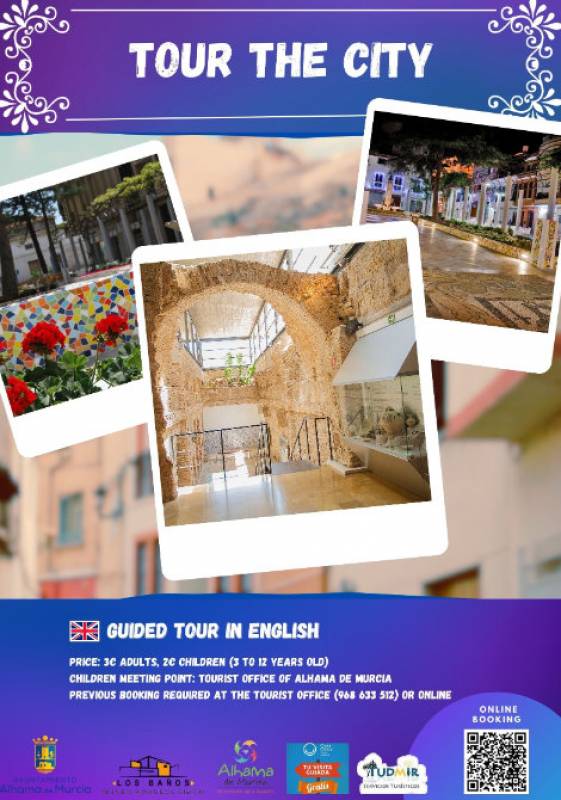 October 21 Guided tour IN ENGLISH of the old centre of Alhama de Murcia