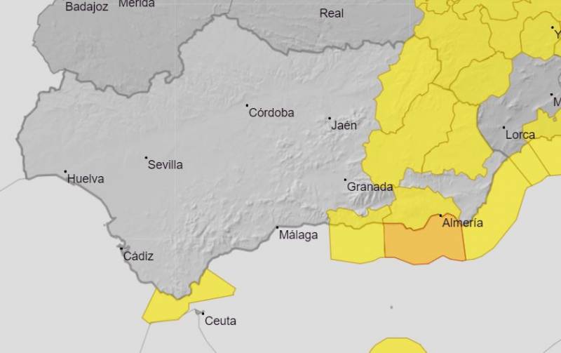 Alerts issued ahead of wet and windy weekend: Andalusia weather forecast October 19-22