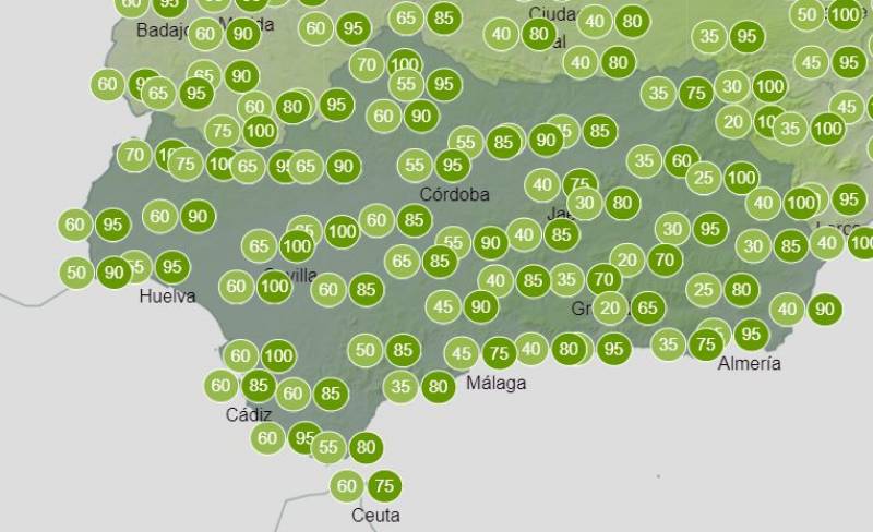 Andalusia weather forecast November 20-26: More fog and falling temperatures