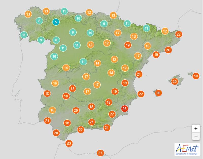 Warm but unsettled this weekend: Spain weather forecast Nov 30-Dec 3