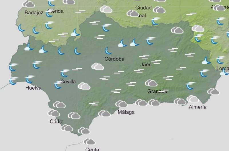 Andalusia weekly weather forecast December 4-10: Finally, some much-needed rain