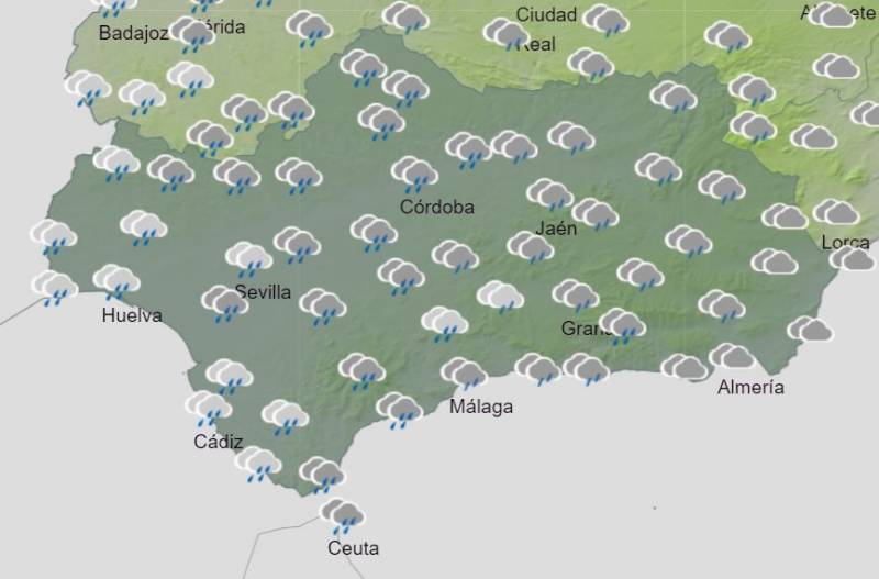 Andalusia weekly weather forecast December 4-10: Finally, some much-needed rain