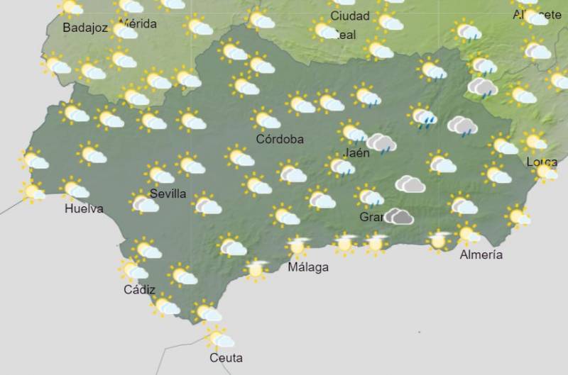 Andalusia weekly weather forecast December 4-10: Finally, some much-needed rain