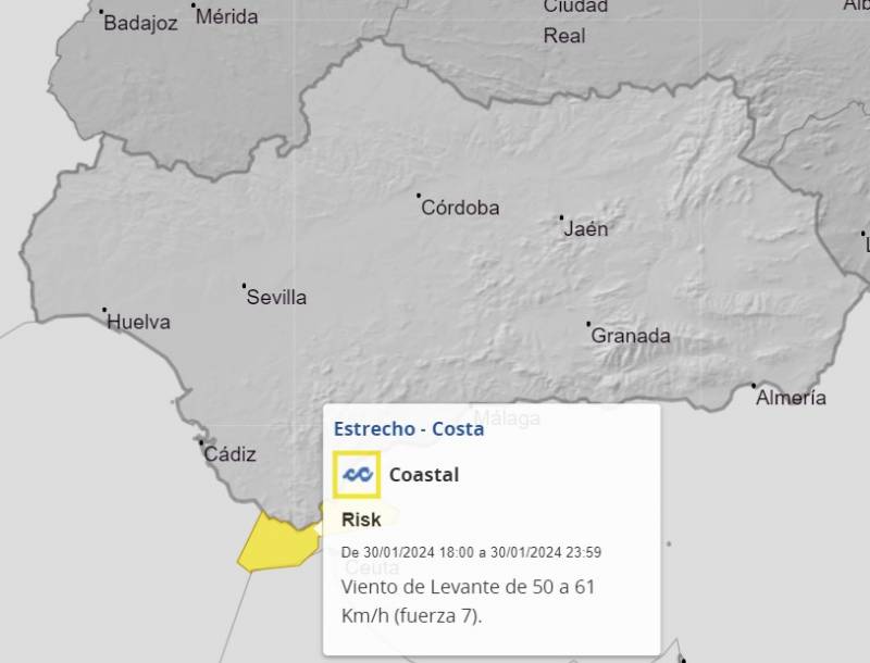 Andalusia weekly weather forecast January 29-February 4: Warm, with some strong winds and cloud