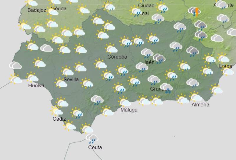 Sun, bookended by rain and wind: Andalusia weather forecast February 26-March 3