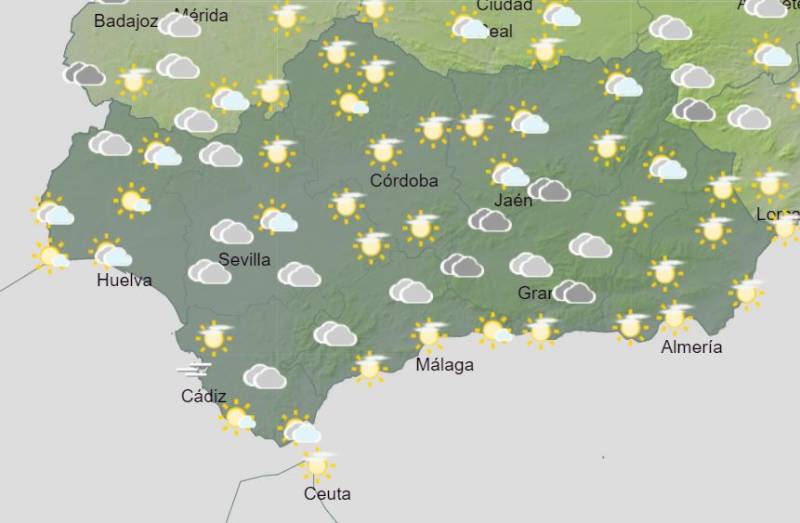 Rainstorms, thunder and lightning later this week: Andalusia weather forecast February 5-11