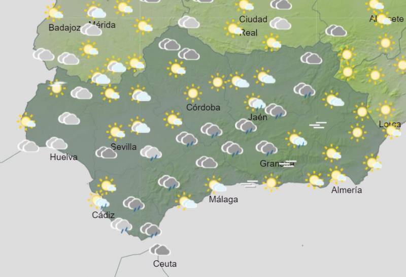 Andalusia weather forecast February 12-18: Dry and sunny once again