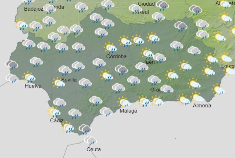 A very wet week: Andalusia weather forecast March 4-10