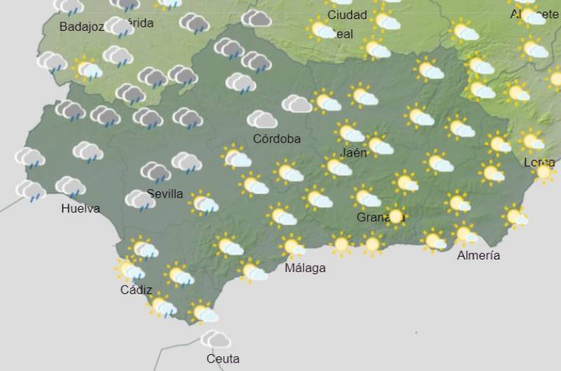 Andalusia weather forecast March 11-17: Showers midweek but mostly sunny