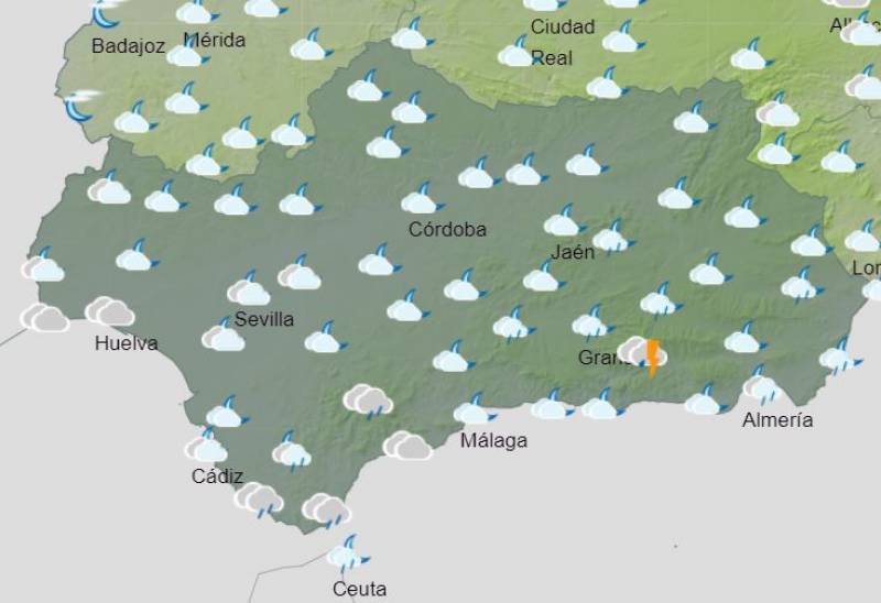 A windy weekend before rain next week: Andalusia weather forecast March 21-24
